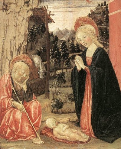 [Nativity, Francesco di Giorgio Martini, c. 1465]